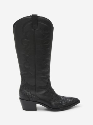 ASH Dream Long Boots Dam Svarta | TBWCAOV-02