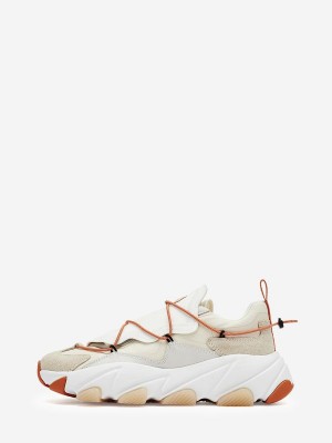ASH Escape Låga Sneakers Dam Vita | YTQVWOB-69