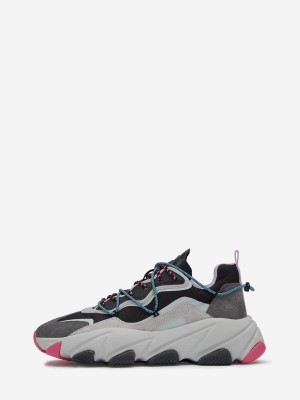 ASH Extra Låga Sneakers Dam Svarta Grå | XZLOCJB-98