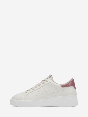 ASH Fury Bis Låga Sneakers Dam Vita Rosa | IDSQNRH-57