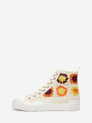 ASH Goa Höga Sneakers Dam Hudfärg | XBPAQKL-08