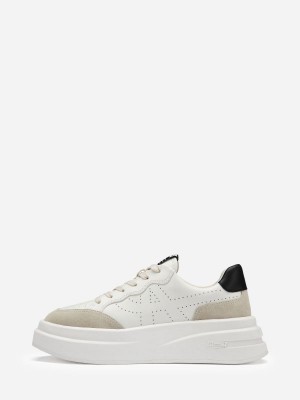 ASH Impuls Låga Sneakers Dam Vita Svarta | ZWENFIL-21