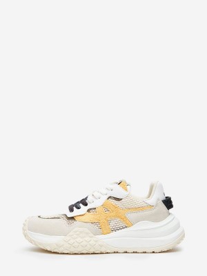 ASH Joker Be Kind Låga Sneakers Dam Vita Vita Svarta | OSAENUT-83