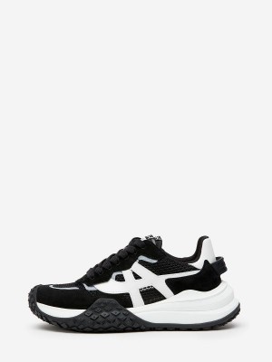 ASH Joker Låga Sneakers Dam Vita Svarta Vita | DSTUOQP-70