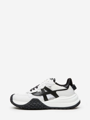 ASH Joker Låga Sneakers Dam Vita Svarta Vita | NMLFJRZ-90