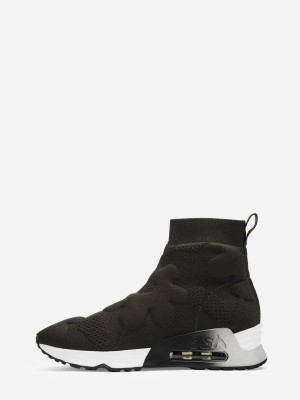 ASH Lips Flower Sneakers Dam Military | PGRFBCO-61