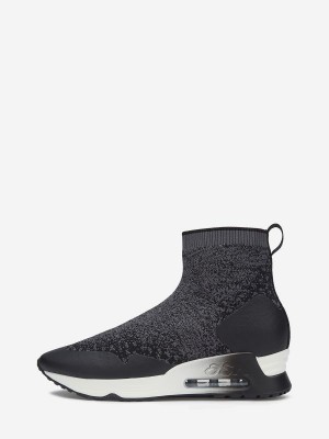 ASH Lipstick Höga Sneakers Dam Svarta | AMLNQIV-65