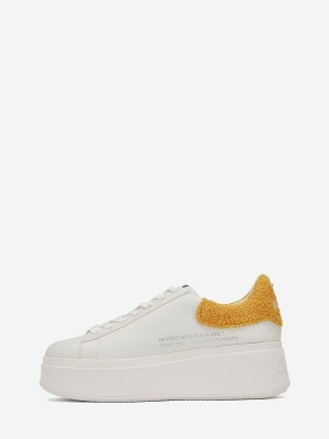 ASH Moby Be Kind Låga Sneakers Dam Vita | ZDRXTSG-25