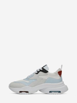 ASH Octopus Låga Sneakers Dam Vita Röda Svarta | FZAKUSC-23