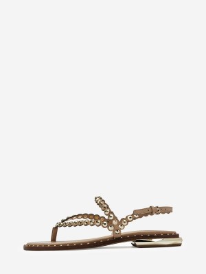 ASH Patchy Platta Sandaler Dam Hudfärg | BJNVDAZ-18