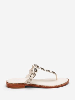 ASH Patty Platta Sandaler Dam Ivory | RPIVLSK-74