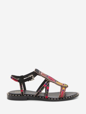 ASH Peaceful Platta Sandaler Dam Svarta | UCFWKBV-40
