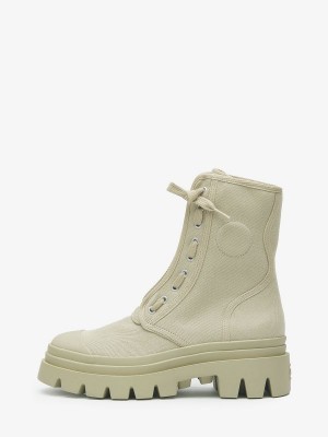 ASH Phoenix Höga Sneakers Dam Military | GJEVFDW-41