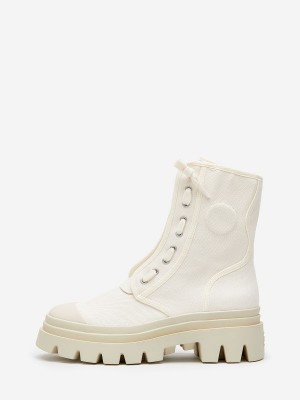 ASH Phoenix Höga Sneakers Dam Talc | RCDHKMS-74