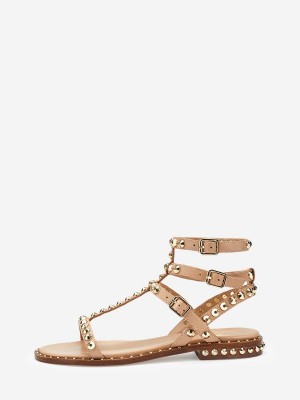 ASH Play Platta Sandaler Dam Hudfärg Guld | UIVLJMG-50