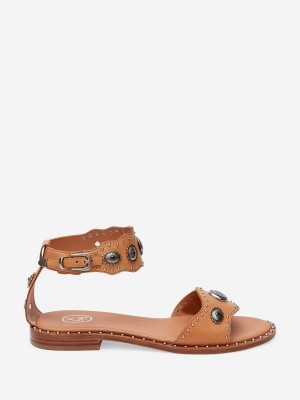 ASH Poker Platta Sandaler Dam Nude | JZATCVK-97