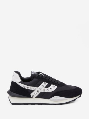 ASH SPIDERMAN STUDS Låga Sneakers Herr Svarta Vita | QSLHVUF-54