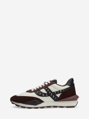 ASH Spider 168 Studs Låga Sneakers Dam Choklad Mörksvarta | COQZJUB-94
