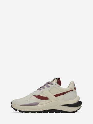 ASH Spider 620-01 Be Kind Låga Sneakers Dam Vita Vita Röda | UHJNYEG-47