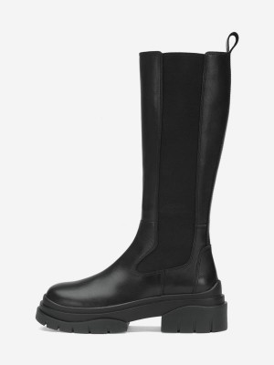 ASH Stone Biker Boots Dam Svarta | LQJATZB-15