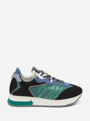 ASH Tiger Låga Sneakers Dam Svarta Gröna | FNKWTXE-87